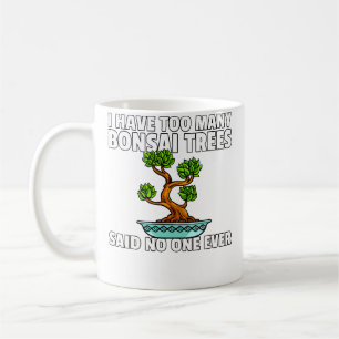 Caneca De Café Presente de Árvore Bonsai de Jardinagem Japonesa