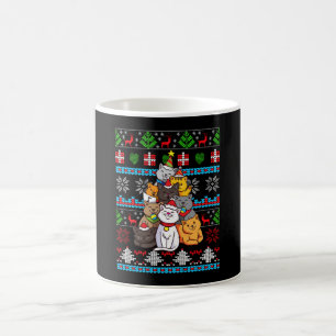 Caneca De Café Presente de Árvore de Natal para Gato