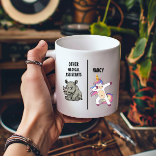 Caneca De Café Presente de Assistente Médico, Personalizado Médic