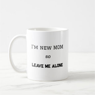 Caneca De Café Presente de atitude de primeira vez mãe engraçado