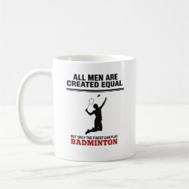 Caneca De Café Presente de Badminton para Treinador de Pai Jogado