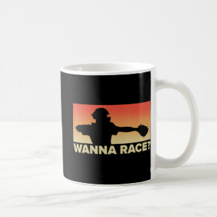 Caneca De Café Presente de Baseball Catcher Wanna Race, presente