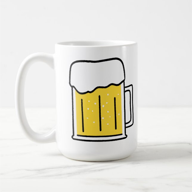 Caneca De Café Presente de Bebida Cerveja Fria (Esquerda)