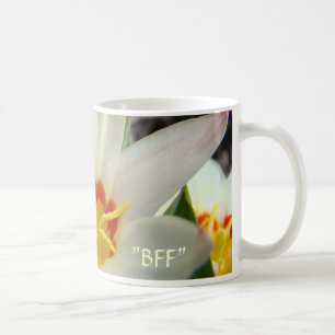 Caneca de café presente de BFF FLORES DE TULIPA Ca