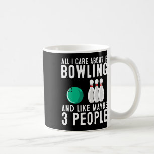 Caneca De Café Presente De Boliche Engraçado Para Mulheres Homens