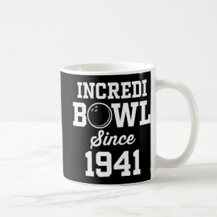 Caneca De Café Presente de boliche para o Bowler de 81 anos 1941 