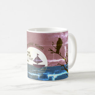 Caneca De Café Presente de Bon Voyage personalizado navegando até