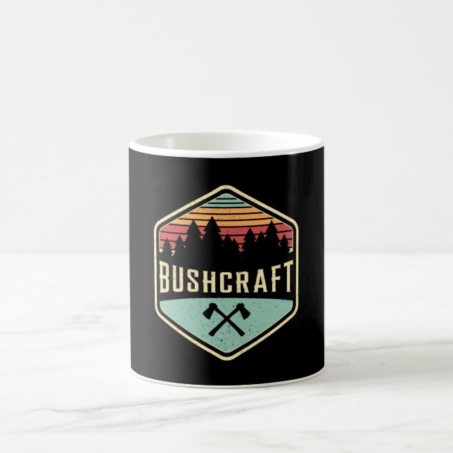 Caneca De Café Presente de Bushcraft Retro Survival Survivent Bus (Centro)