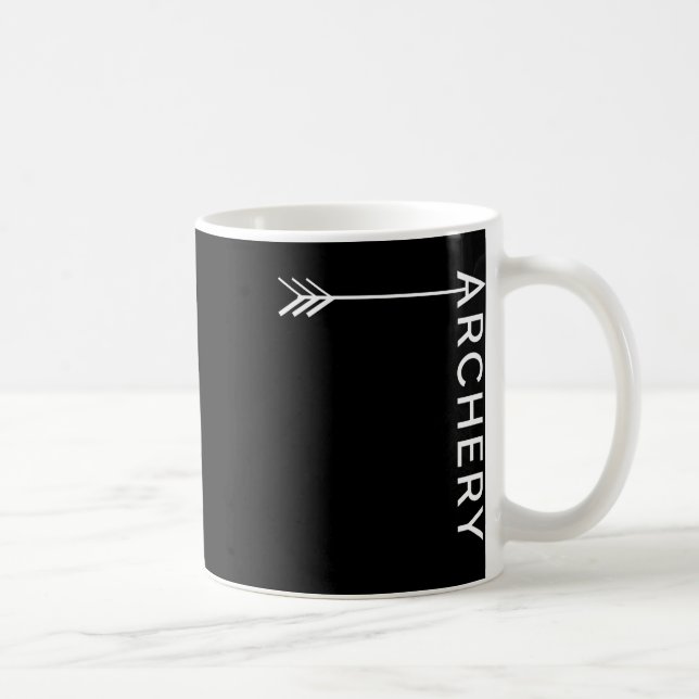 Caneca De Café Presente De Camisa De Caça Com Arco E Seta (Direita)