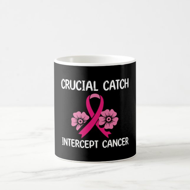 Caneca De Café Presente De Cancer De Intercepção Crucial Para Ami (Centro)