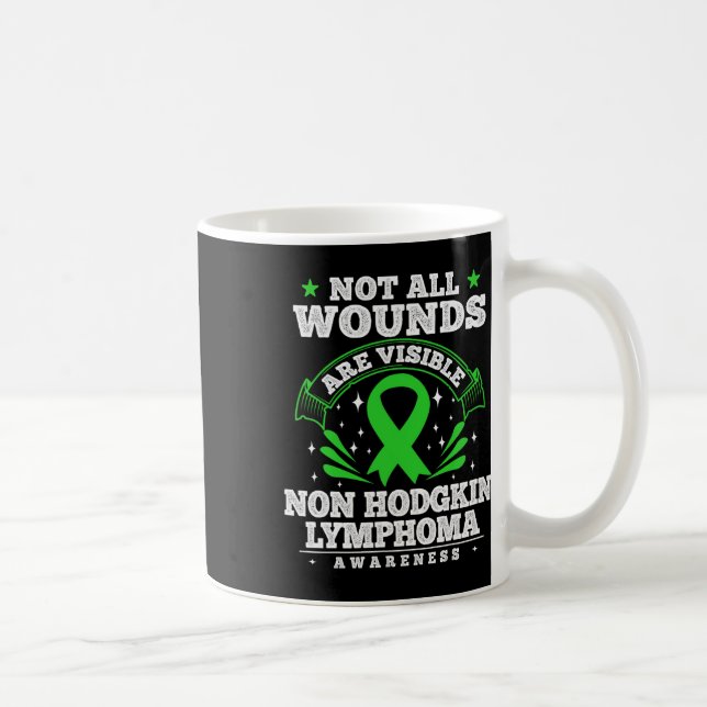 Caneca De Café Presente de Câncer de Sangue Conscientização de Li (Direita)