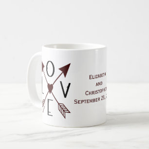Caneca De Café Presente de Casamento Noivado Aniversário de Casam