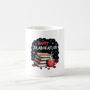Caneca De Café Presente de Celebração Familiar Feliz Jolabokaflod
