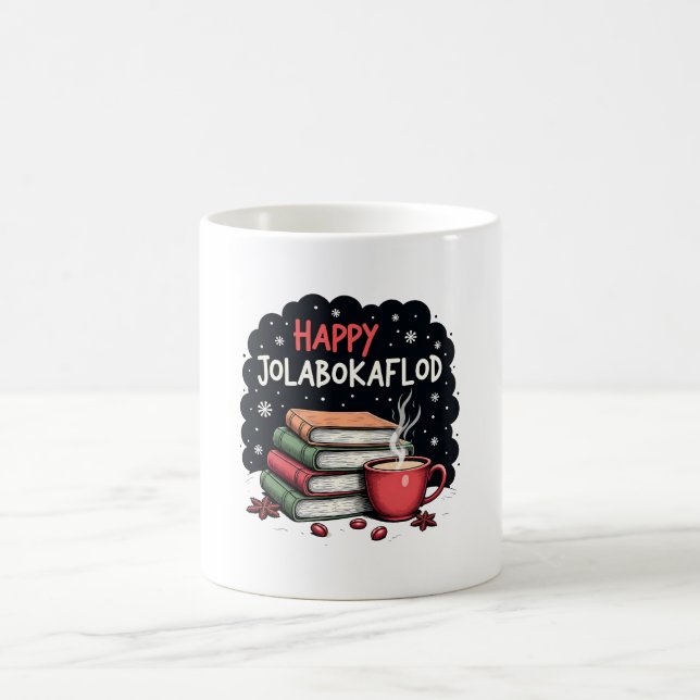 Caneca De Café Presente de Celebração Familiar Feliz Jolabokaflod (Centro)