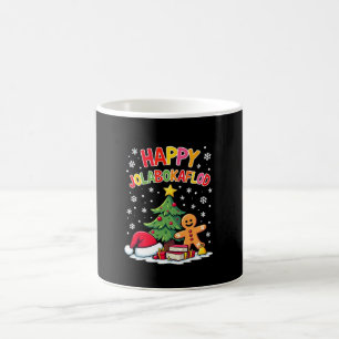 Caneca De Café Presente de Celebração Familiar Feliz Jolabokaflod