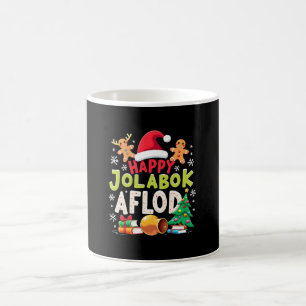 Caneca De Café Presente de Celebração Familiar Feliz Jolabokaflod