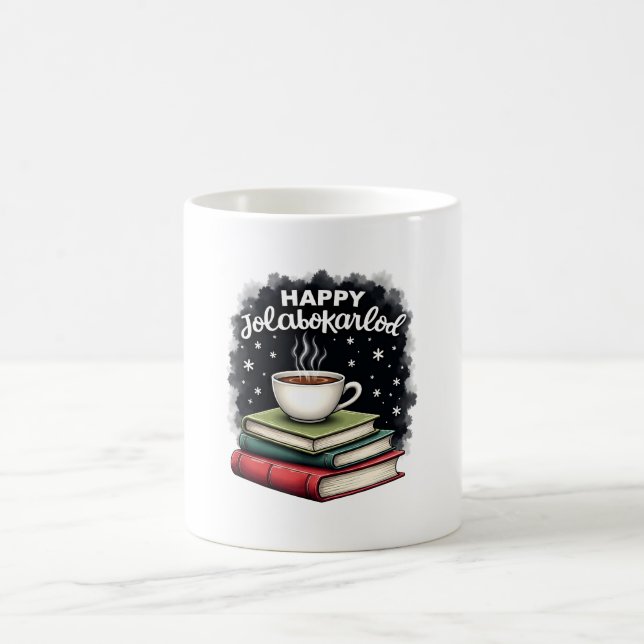 Caneca De Café Presente de Celebração Familiar Feliz Jolabokaflod (Centro)