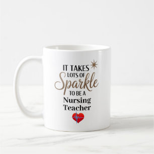 Caneca De Café Presente de Citação Brilhante para Professor de En
