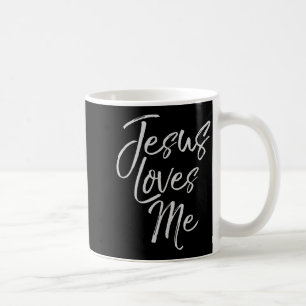 Caneca De Café Presente de Citação de Amor Cristão para Novos Cre