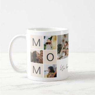 Caneca De Café Presente de Colagem de Fotos Personalizadas para o