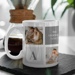 Caneca De Café Presente de Colagem Familiar Personalizada<br><div class="desc">Oferta da Melhor Família de Fotos e Cinzas de Colagem de Tendência</div>