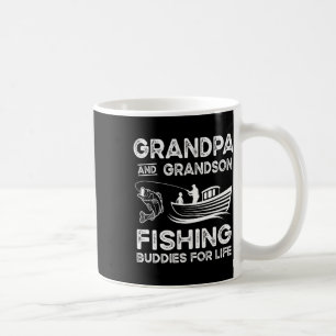 Caneca De Café Presente de Companheiros de Pesca para a Vida do A