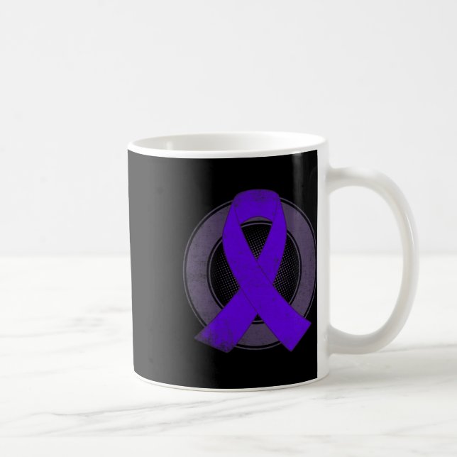 Caneca De Café Presente de Conscientização sobre Sobredosagem1  (Direita)