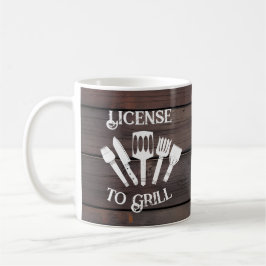 Caneca De Café Presente de Culinária Divertida Rústica para Homen