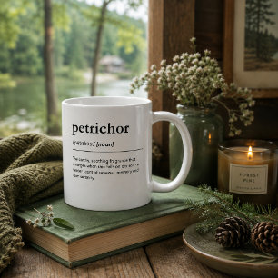 Caneca De Café Presente de Decoração para Amantes da Chuva Defini