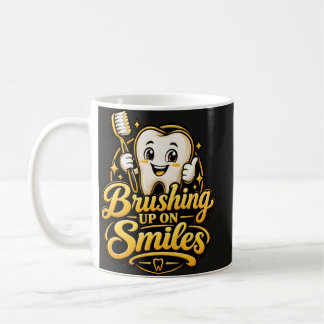 Caneca De Café Presente de Dentista Fofo Sorrisos