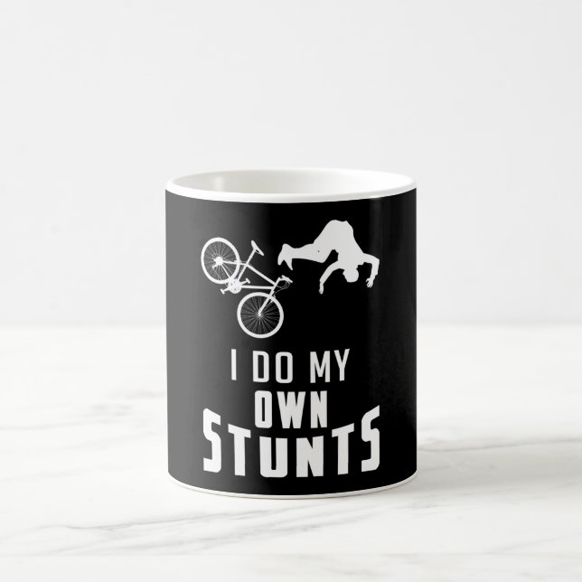 Caneca De Café Presente de Descida de bicicleta MTB em bicicleta  (Centro)