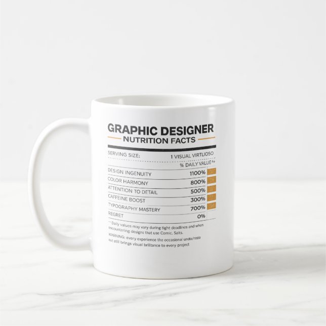 Caneca De Café Presente de Designer Gráfico para Artista Digital (Esquerda)