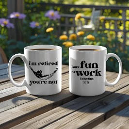 Caneca De Café Presente de despedida engraçado para aposentadoria