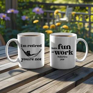 Caneca De Café Presente de despedida engraçado para aposentadoria