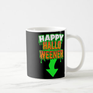 Caneca De Café Presente de Dia de as Bruxas engraçado Feliz Hallo