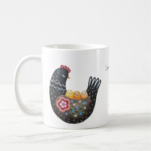 Caneca De Café Presente de Dia de as mães de três filhos mamãe
