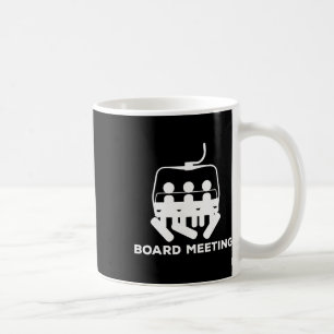 Caneca De Café Presente de Encontro de Snowboard - Férias de Esqu
