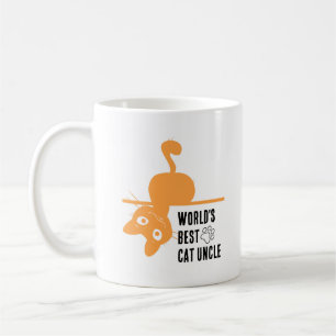 Caneca De Café Presente de Estilo de Pai de Gato Vintage para Caf