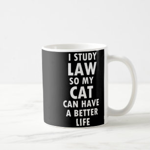 Caneca De Café Presente de Estudante de Direito Citação Engraçada