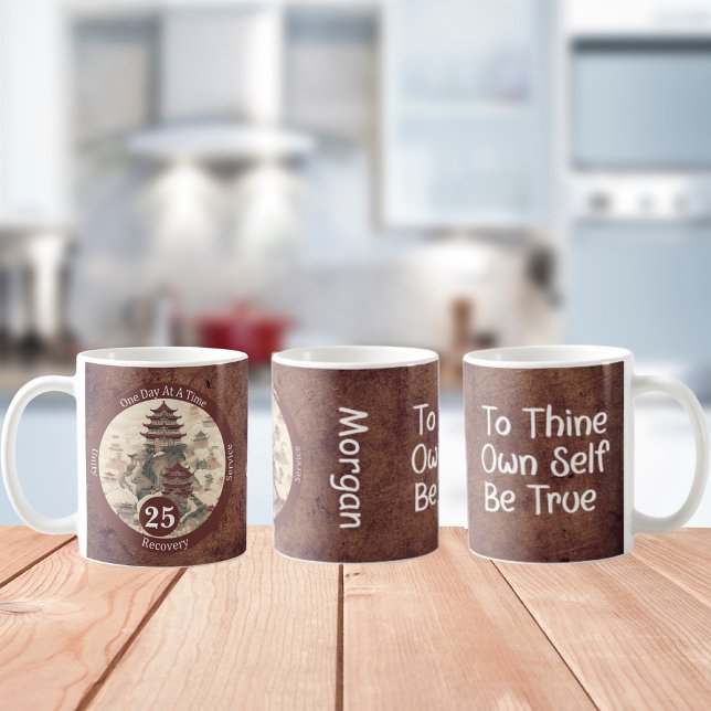 Caneca De Café Presente de Etapa de Recuperação de Templo Persona (Criador carregado)