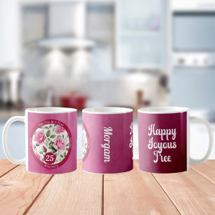Caneca De Café Presente de etapa de recuperação personalizada de 