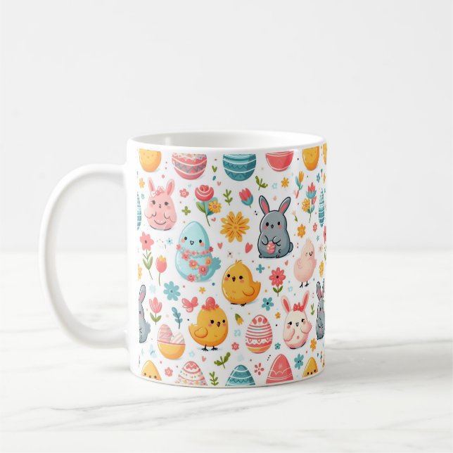 Caneca De Café Presente de felz pascoa (Esquerda)