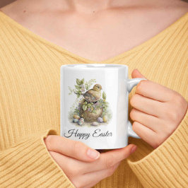 Caneca De Café Presente de felz pascoa para o seu belo ovo de coe