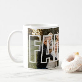 Caneca De Café Presente de Férias Gráfico Moderno e Único de Foto