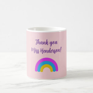 Caneca De Café Presente de Fim de Ano para Professor Obrigado Arc