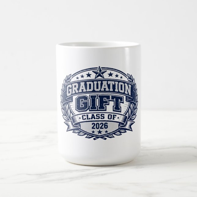 Caneca De Café Presente de Formatura – Celebração Perfeita de Gra (Centro)