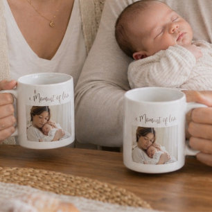 Caneca De Café Presente de Foto Acrílico Moderno para o Primeiro