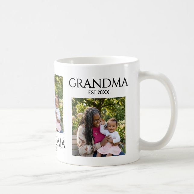 Caneca De Café Presente de Foto de Bonés Clássicos Estabelecidos  (Direita)