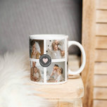 Caneca De Café Presente de Foto Personalizada da Família de Colag<br><div class="desc">Presente de Foto Personalizada da Família de Colagem Moderna</div>