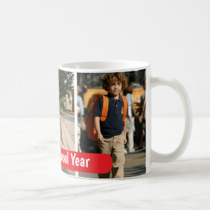 Caneca De Café Presente de Foto Personalizado do Primeiro Dia de